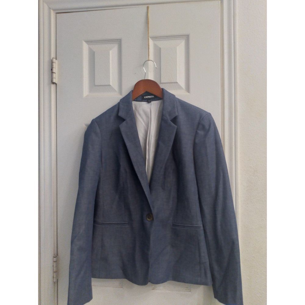 Classic Grey SingleButton Blazer Professional Office Wear Formal Business Jacket